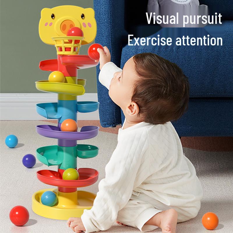 Stacking & Spinning Educational Toy for Babies 6 Months to 3 Years