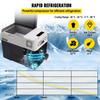 VEVOR Car Refrigerator, 12 Volt Car Refrigerator Fridge, 30 L Single Zone Portable Freezer with Wheels and Handle, -4 degrees F-68 degrees F