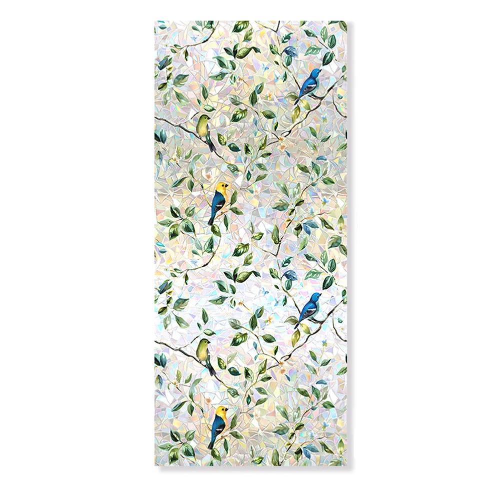 Vibrant Glass Decor Removable Privacy Window Decor Home Privacy Solution 43*100cm Easy Installation Window Film