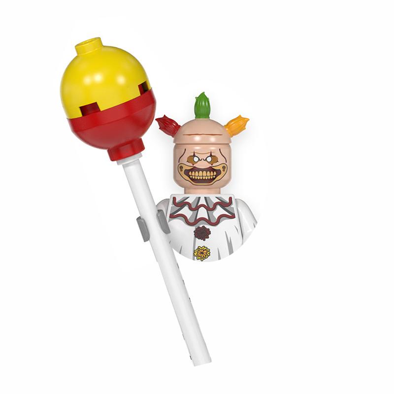 Classic Horror Series Figure Dolls Mini Building Blocks Set Halloween Dress-Up Role Play Collection Gift Toy