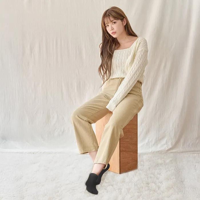 10 Pairs of Lululella Korean-Made One-Day Ankle Socks