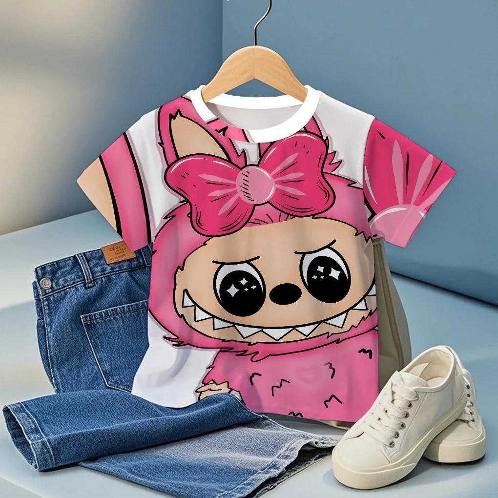 Cute Boys Girls Clothes Cartoon Character Graphic Print Child T Shirts Cool Comfortable Fashion Tops Birthday Party Gifts