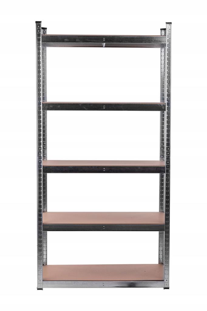Estantería metálica 180x90x40x cm 5 baldas galvanizada práctica
