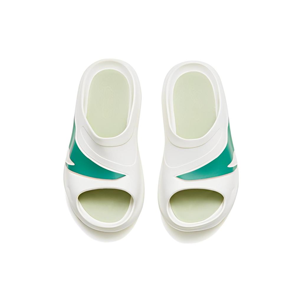 New Anta C37 Series Slide Slippers Men's White Green 112338511-5