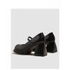 Height-increasing Mary Jane Shoes Women's Autumn New Thick Heel Jk Single Shoes Black Small Leather Shoes
