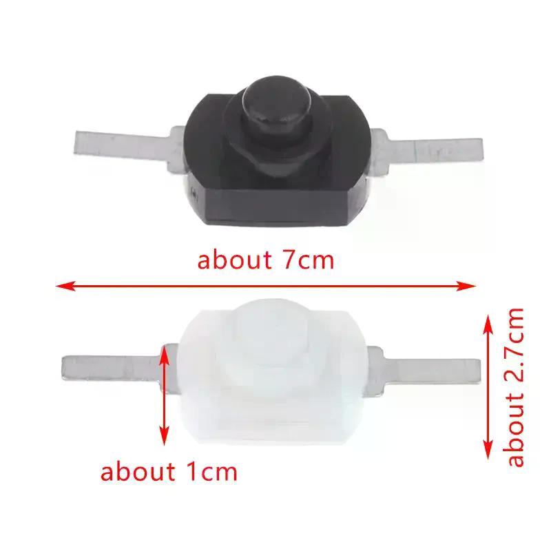 1208YD 1288BM Mini Push Button Switch Self Lock Switch Latching On Off Switch Micro Switch For Electric Torch Flashlight
