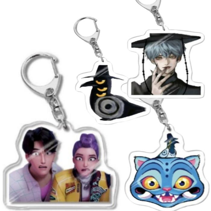 K-pop Demon Hunters Acrylic Keyring 9-piece Set