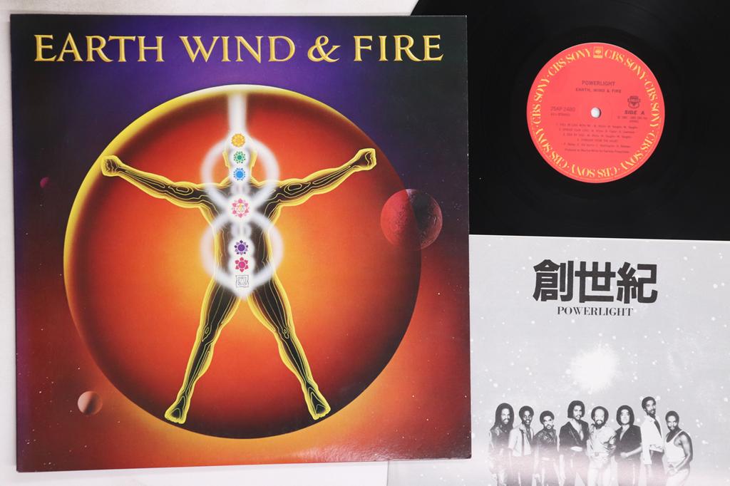 LP Record EARTH WIND & FIRE - Powerlight 25AP2480 CBS SONY 1983 Japan Soul/Funk Used