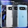 Shockproof Airbag Transparent TPU Case for Google Pixel 9A 9 Pro XL 8A 8 Protective Cover Shell Capa Fundas Coque