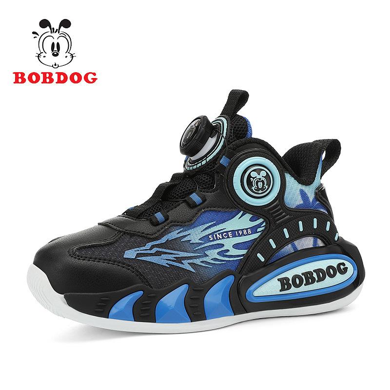 Babu Bean Classmate Boys Sneakers 2025 New Spring and Autumn Mesh Breathable Boys Older Children's Basketball Shoes
