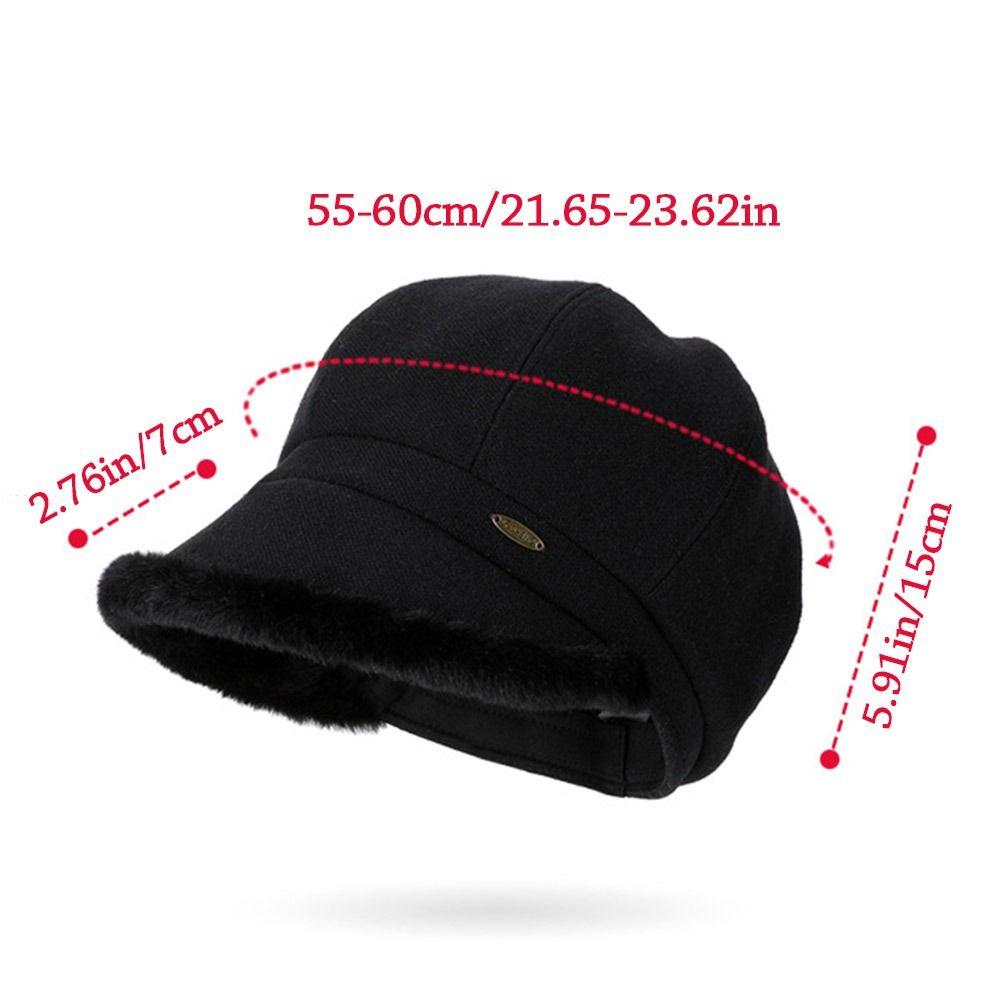 Fashion Warm Winter Berets Hat Retro Plain Cap Solid Color Lamb Fleece French Artist Hat Women Girls