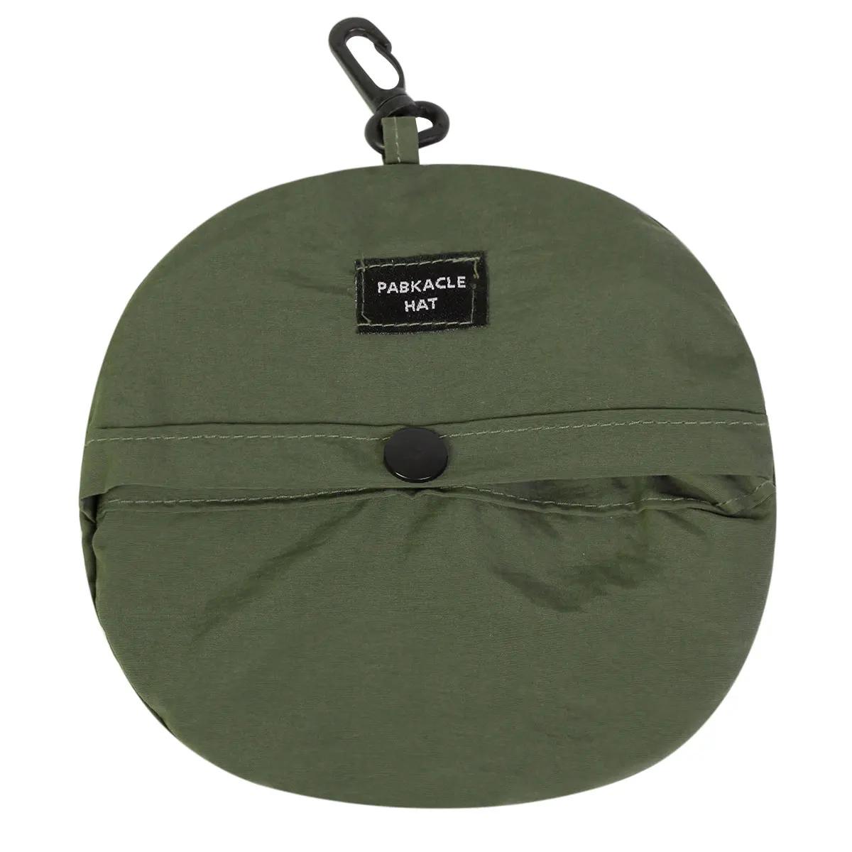 Unisex faltbare Aufbewahrung schnell trocknende Eimerhüte Fischerkappen Outdoor Freizeitkappe Sonnenschutzhut black