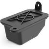 A/C Heat Vacuum Reservoir Tank & Bracket Compatible With Select Ford Models 00-18 E350 00-17 E450 00-14 E150 E250, Replace YC2Z19A566AA