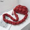 Women Cloud Pleated Bubbles Messenger Bag Elegant Quilted Shopping Bag Casual Shoulder Bag Fashion Simple Solid Color Handbags