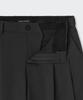 MUSINSA STANDARD Extra Wide Two-Tuck Hidden Elastic Waist Slacks [Gray]