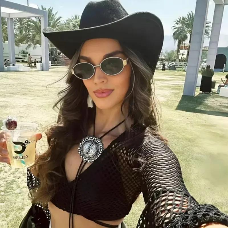 Small Metal Frame Oval Sunglasses For Women Men Fashion Luxury Shades Uv400 Eyewear Men Vintage Sun Glasses Lunette Soleil Femme