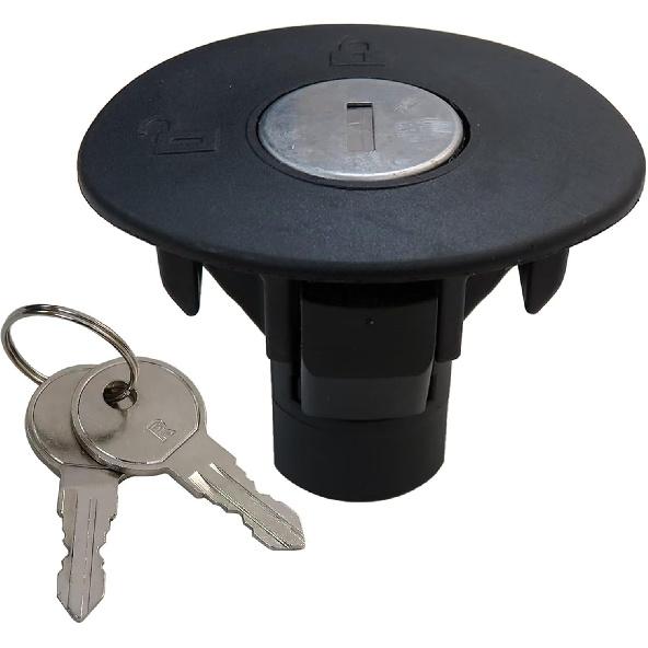 2024 Upgraded Locking Gas Fuel Tank Cover Plug Cap with 2 Keys For Ford F-150, OE 8U5Z9C268B