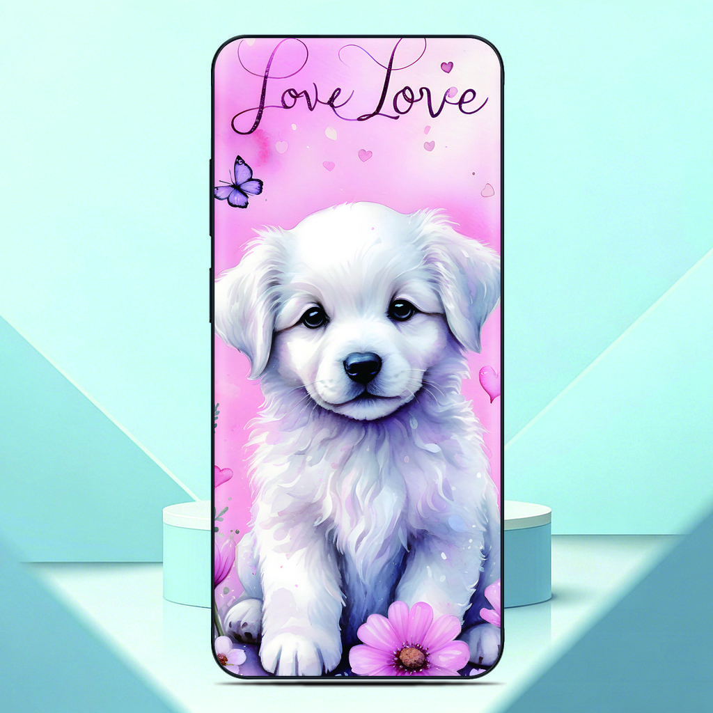 Animal Dog Puppy Phone Case For Motorola Moto G54 5G Painted Back Cover For Moto G54 Power G64 TPU Soft Fundas Customized Photo