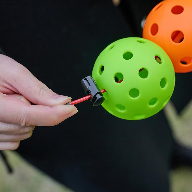 Pickleball Ball Stringer Cable Chord For Storage Pickleball Ball Holder Pickleball Storage 5 Official Balls Fit On One Cable