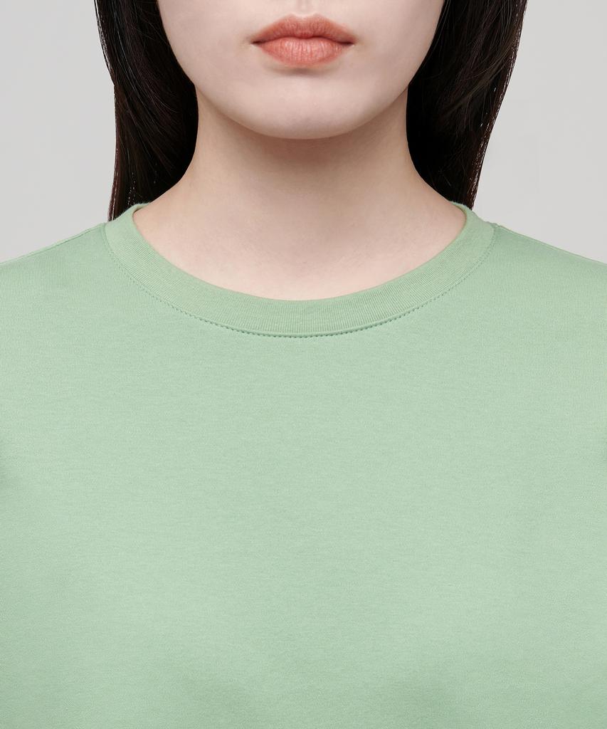 MUSINSA STANDARD WOMAN Women'S Basic Crew Neck T-Shirt [Light Green]