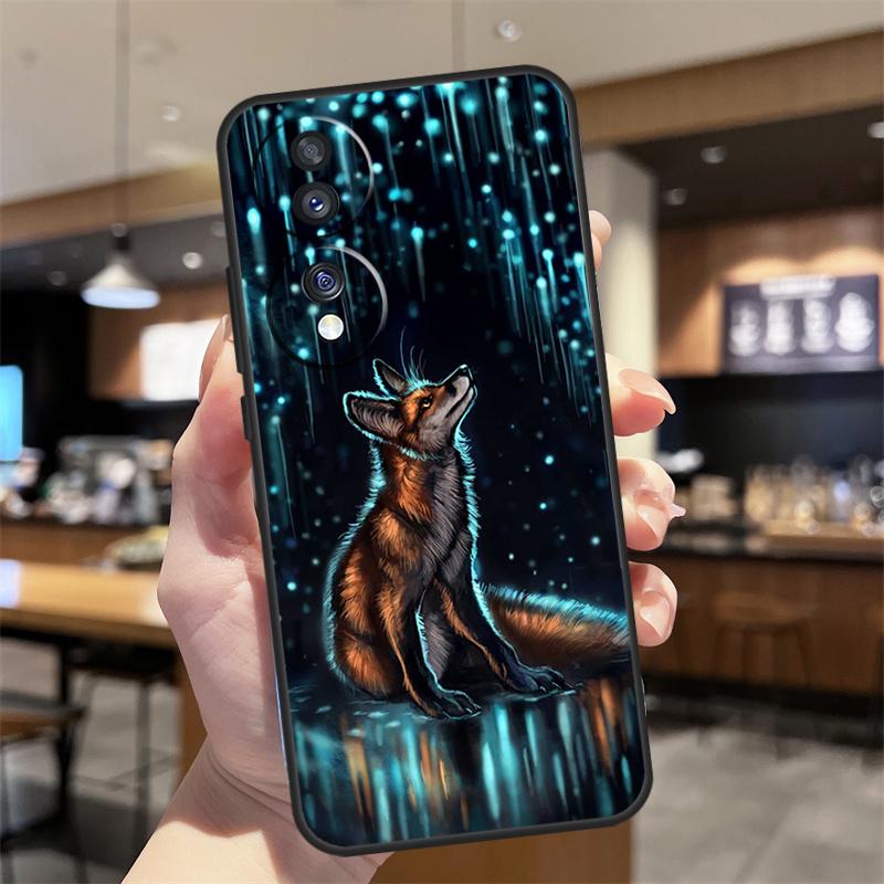 

Аниме Забавный Чехол с Лисой Для Honor Magic 5 6 7 8 Pro Honor 200 400 50 70 90 Lite X8b X8c X9b X9c X9d Win RT Чехол Honor X8b