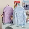 Rucksack mit Kordelzug im japanischen Stil mit Farbblock: Sport- und Reisetasche mit großem Fassungsvermögen für Männer und Frauen