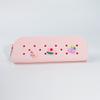 DIY silicone hole pencil bag, student creative cute pencil bag learning stationery storage bag stationery box