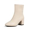 Herren Damen Stiefel Modische Schuhe Knöchel Seitenreißverschluss Stretch Mittlerer Absatz Übergröße Kurz Spitz Geeignet für den täglichen Gebrauch und verschiedene Anlässe