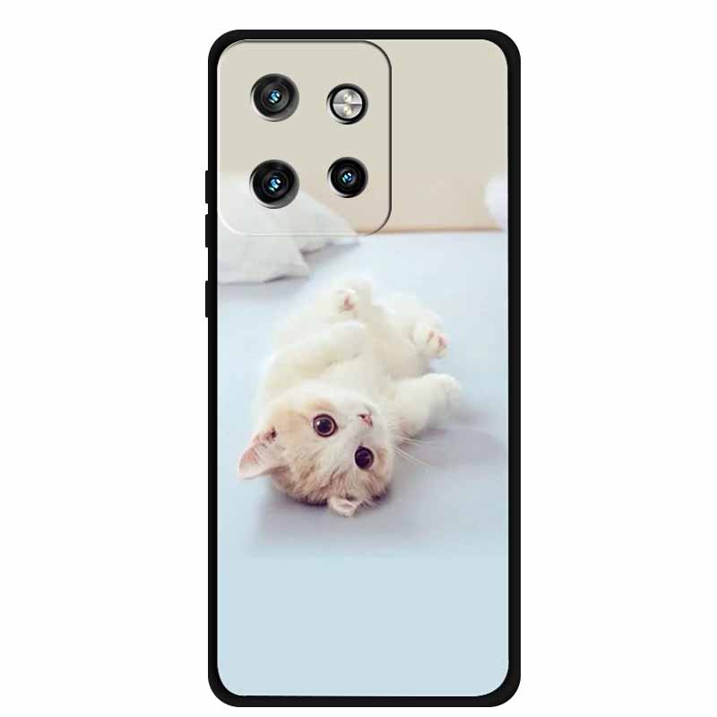 For Motorola Edge 60 Neo Case Protective Black Silicone Soft Phone Case For Motorola Edge 60 Neo 5G Back Cover Cases 6.36" Coque