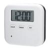 4 Grid Daily Medicine Tablet   Storage Box   Case Container with Timer (White Blue)