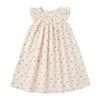 Sweet Cherry Print Girls Dress Summer Flutter Sleeve Pleated Skirt Baby Clothing