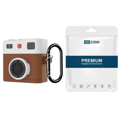 For AirPods Pro 2 XDcase Retro Camera Style Silicone Earbuds Case