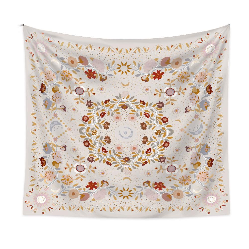 Bohemian Mandala Tapestry Home Living Room Decoration Wall Hanging Tapestry Hippie Flowers Bedroom Dorm Decor Tapestries