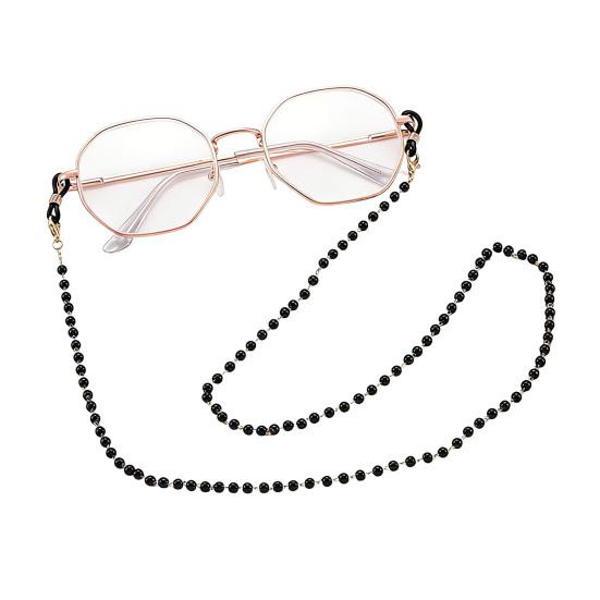 Women Glasses Chain Colorful Faux Gemstone Eyeglass Chain Retro Beaded Sunglass Strap Eyeglass