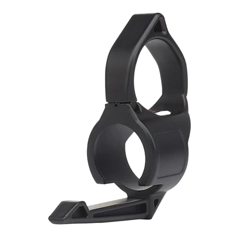 Tactically Flashlight Holder Nylon Finger Release Ring with Pocket Clip Flashlight Finger Ring for Outdoor Activities