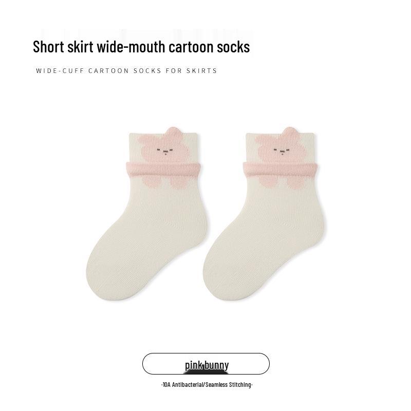 Premium Cartoon Baby Socks - Seamless, Non-Constricting, Wide Opening for Spring & Summer