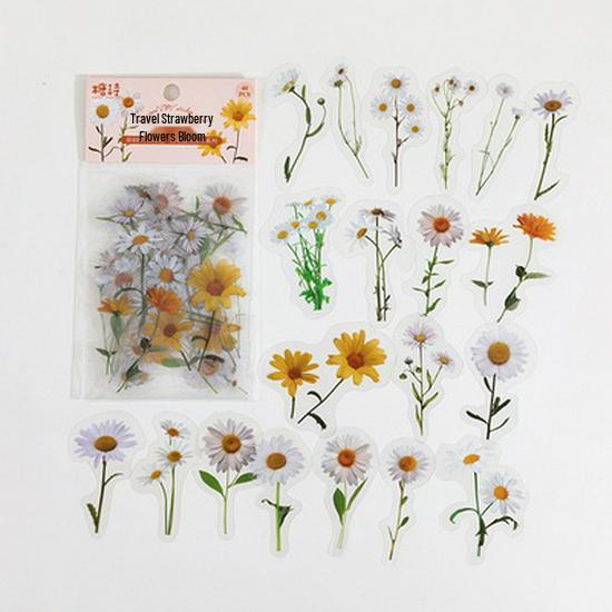 Retro Plant & Flower Stickers - Sugar Poetry Nature Series for Journals & DIY