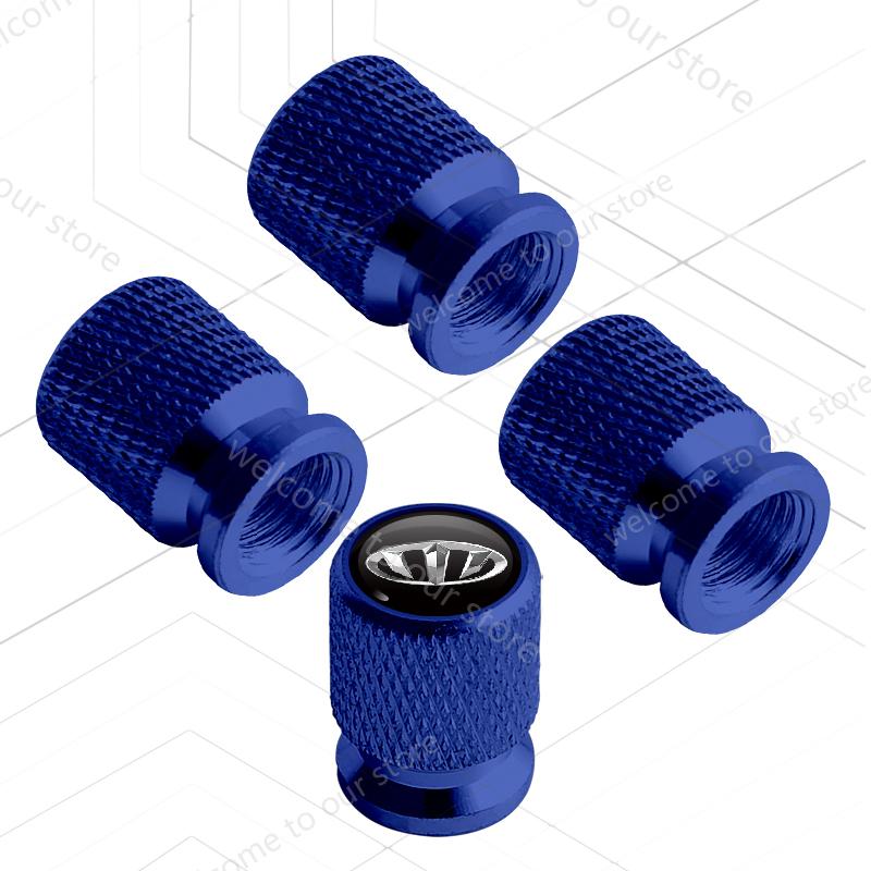 4 Stück/Set Für Brenthon LOGO Abzeichen Stinger Sorento Sportage K3 K5 Elantra I30 Picanto Auto Rad Reifen Ventilkappen Reifenventilschaftabdeckungen