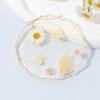 Real Dried Flowers Coaster Heat-Resistant Home Kitchen Transparent Cup Mat for Resin Handmade DIY Decor Unique