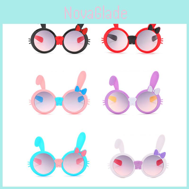 Stylish Rabbit-frame Sunglasses For Kids Perfect For Any Occasion