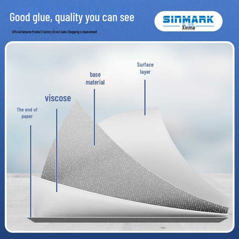 Sinmark Thermal Transfer Coated Paper Barcode Labels