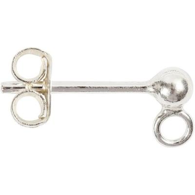 Clous d'oreille - Argent - 13 mm - 10 pcs - Argenté - Femme - Type Puce
