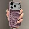 Heat Dissipation Mesh Cooling For Magsafe Magnetic Case For iPhone 17 Pro Max Air 16 15 14 13 12 Pro Max Plus Alloy Lens Bracket