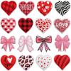 Sweet Embroidery Cloth Sticker Valentine'S Day Peach Heart Patch Sticker Love Red Love Computer Embroidery Label Clothes Decoration