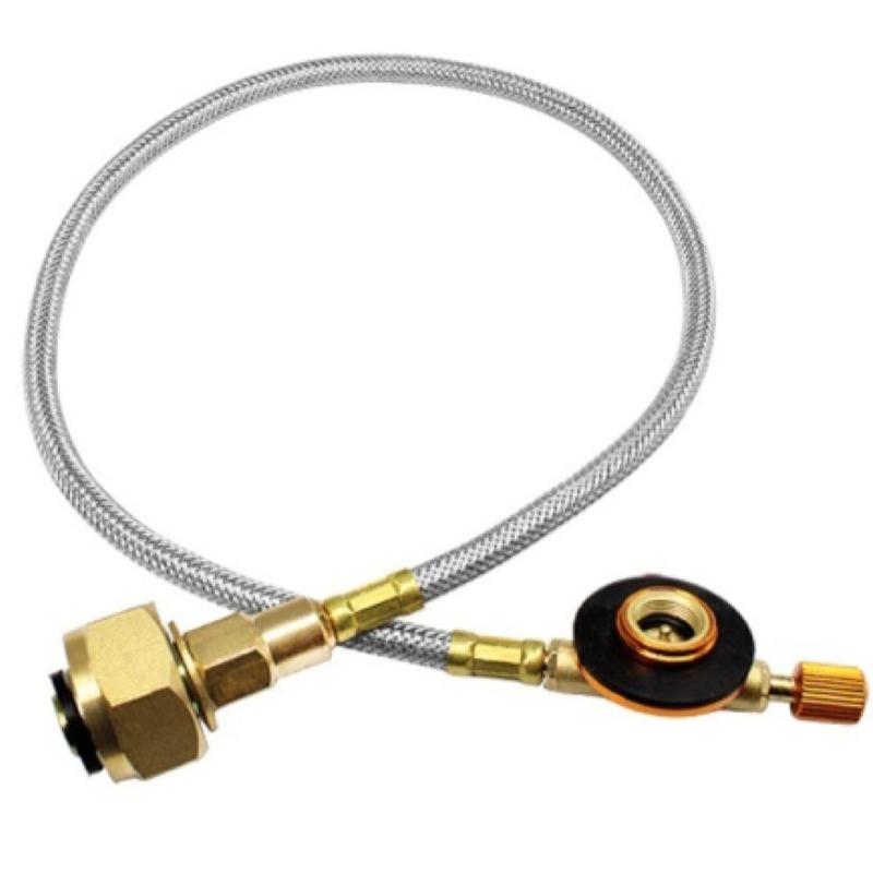 Adapter do uzupełniania kanistrów z paliwem Adapter do napełniania kempingowych zbiorników gazowych Złącze do zbiorników gazowych i piecyków Złączki do zbiorników Adapter do węża