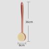 Xpandio 1 Pc Bath Brush Back Scrubber with Soft Bristles Long Handle Bathing, Spa Body Massage-Random Color