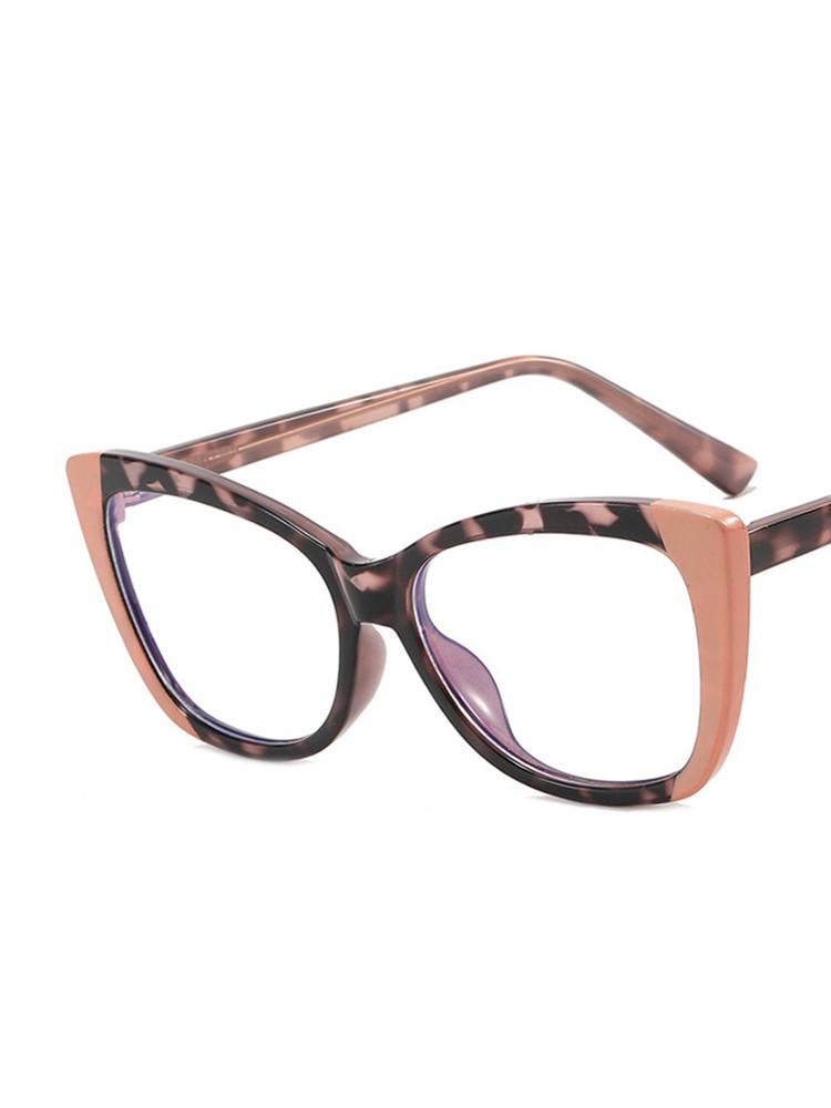Cat Eye Blue Light Blocking Glasses Retro Square Frame for Women Men Computer Eyewear Fashion Optical Glass