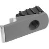 Glove Box Latch Handle with Hole for Au-di A4 B6 B7 2002 2003 2004 2005 2006 2007 Car Interior (Gray)
