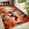 Custom Name Eeyore's Butterfly Adventure Carpet Rug Customizable Soft Washable Anti-Slip Home Living Room Sofa Mats Personalized Rug. 0909426