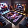 1PC Custom Name Princess Heart Dreams Theme Floor Mat Ideal for Living Room, Game Rooms, Office, Bedroom,Floor Mat Playful Design